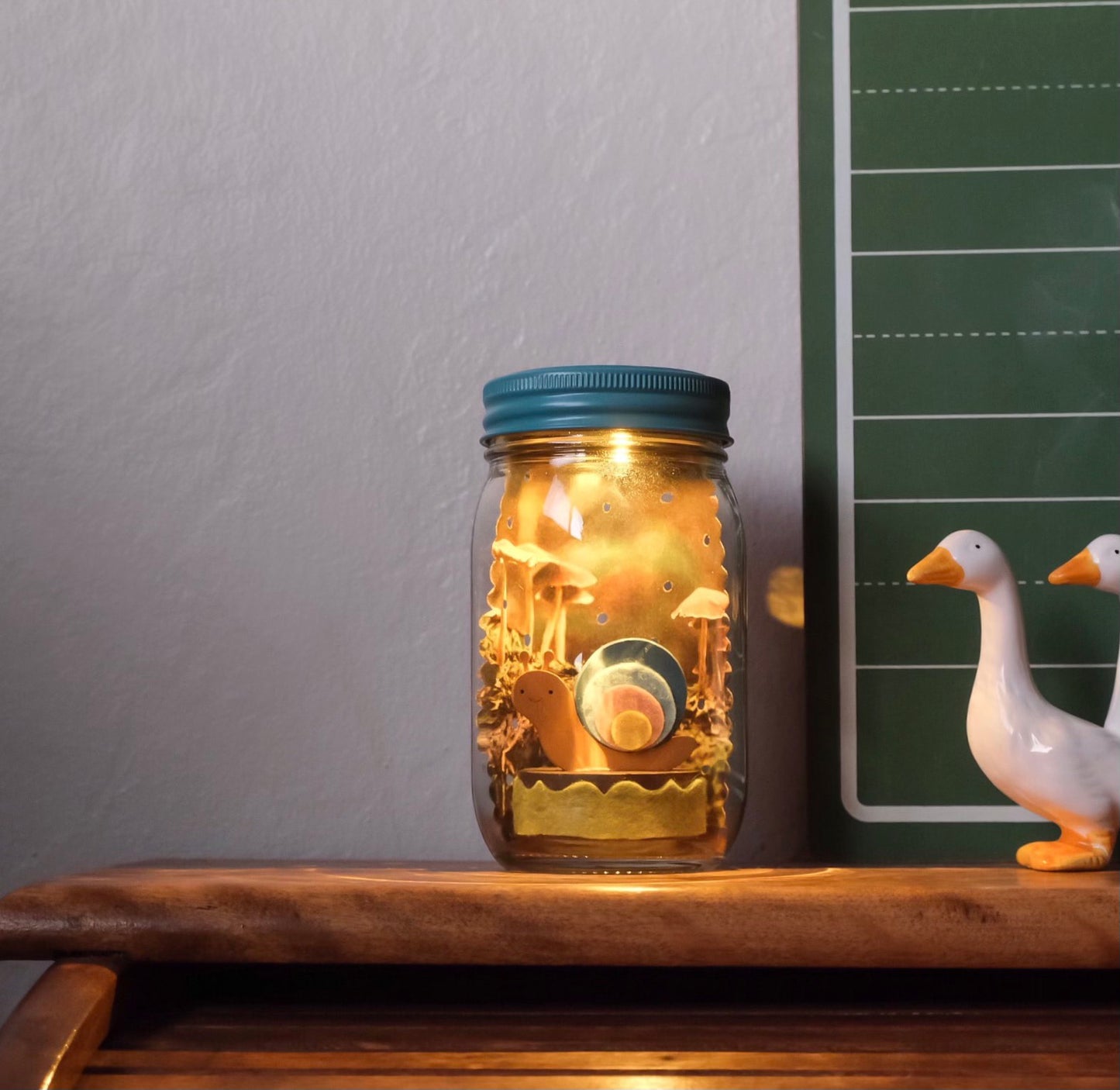 snail mason jar solar light - Tree by Kerri Lee