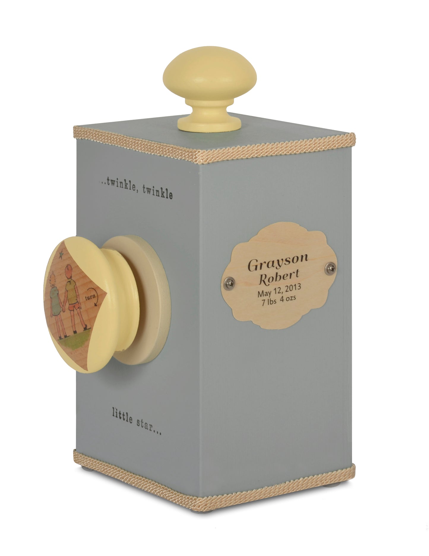 'twinkle twinkle' wind-up music box (3 colors) - Tree by Kerri Lee