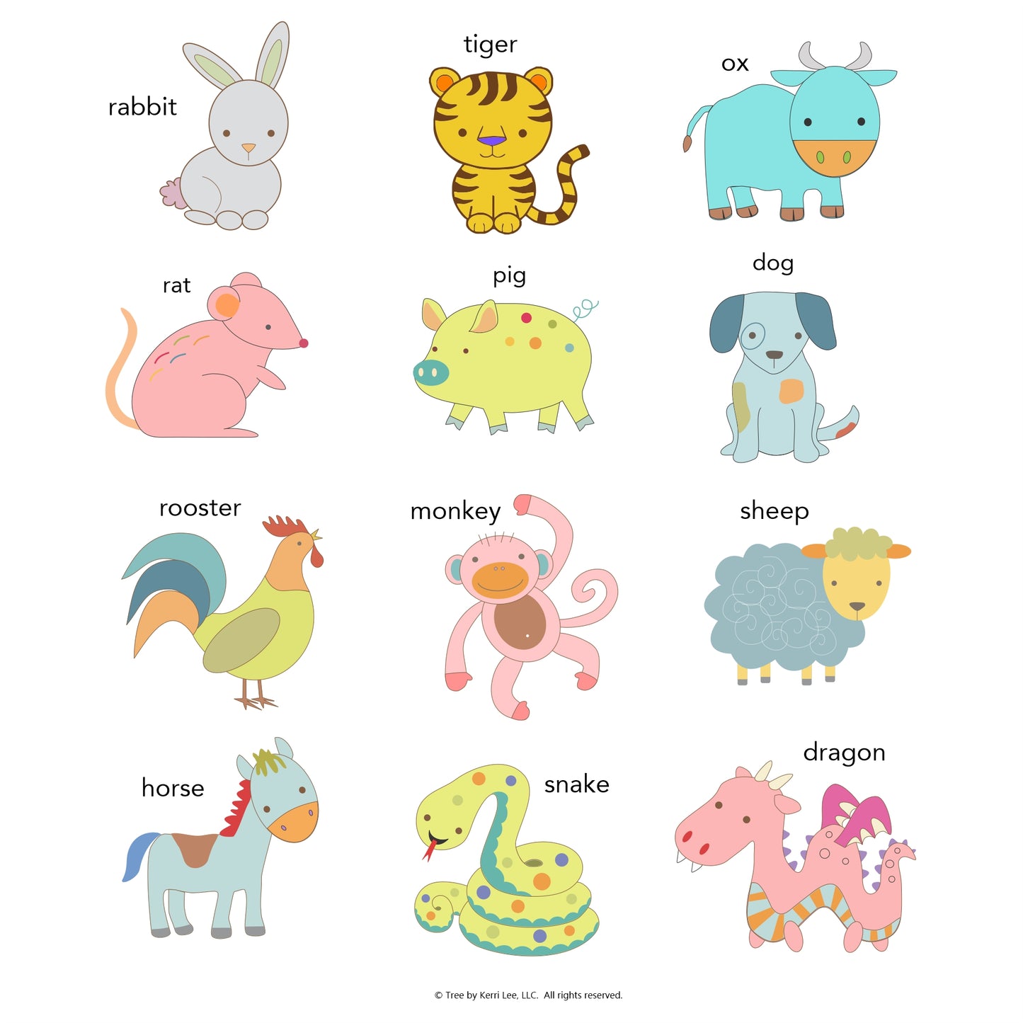 birth year box - Tree by Kerri Lee