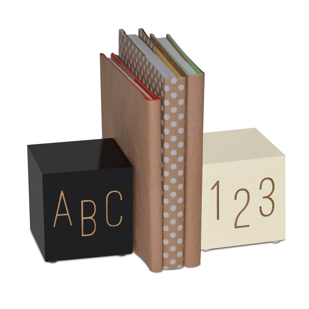 abc123 bookends (3 color sets) - Tree by Kerri Lee