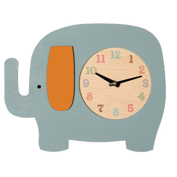 elephant clock (2 colors) - Tree by Kerri Lee