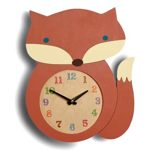 fox clock - Tree by Kerri Lee