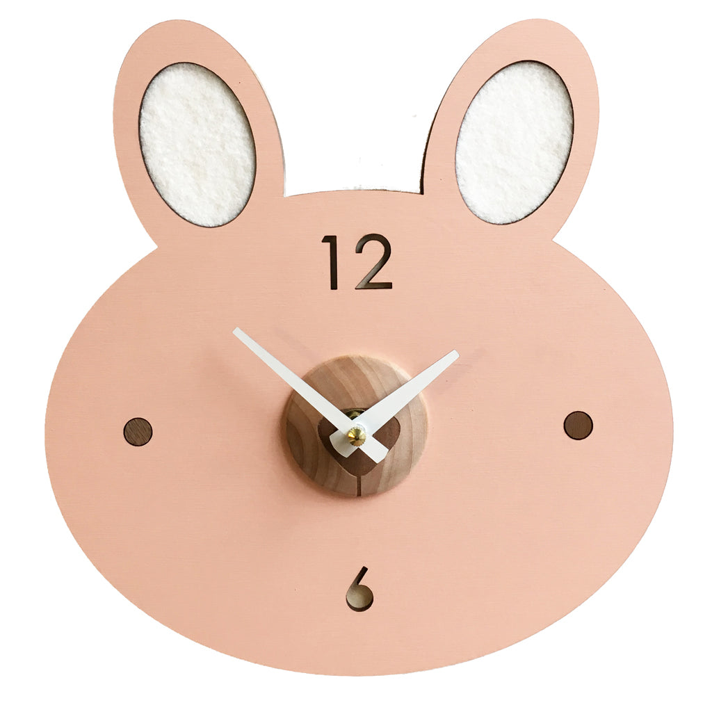 menagerie clock - bunny