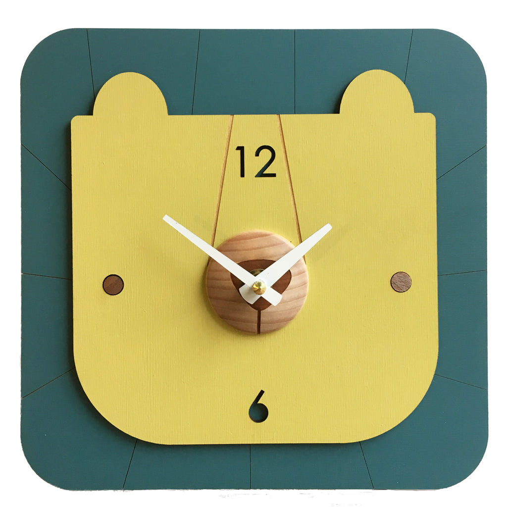 menagerie clock - lion - Tree by Kerri Lee
