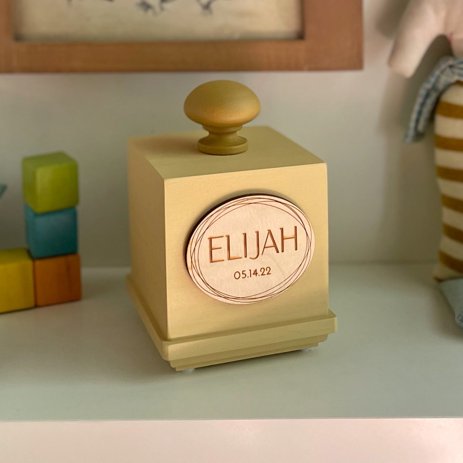 custom engraved music box - Tree by Kerri Lee