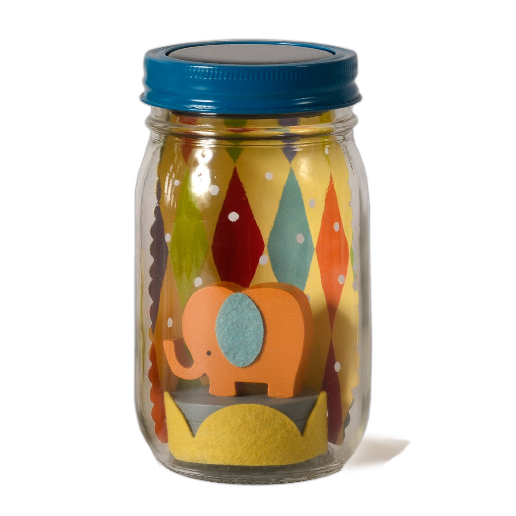 elephant mason jar solar light - Tree by Kerri Lee