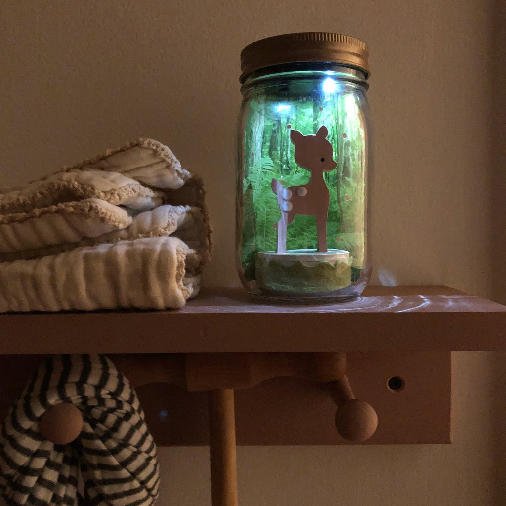 fawn mason jar solar light - Tree by Kerri Lee