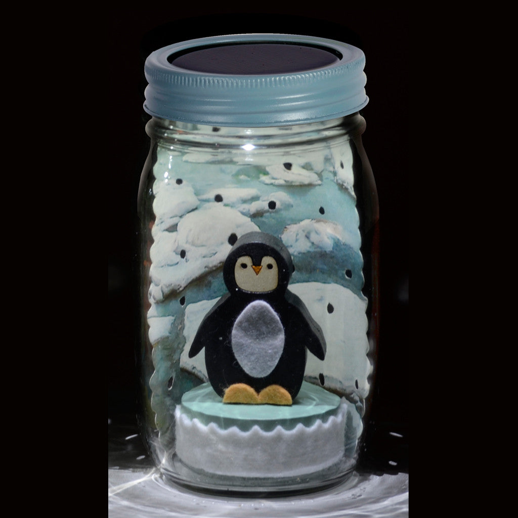penguin mason jar solar light - Tree by Kerri Lee