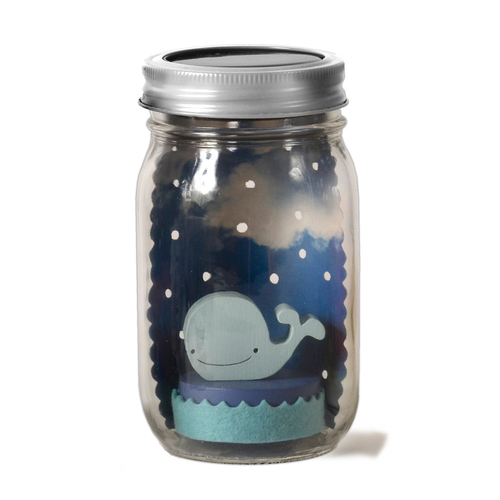 whale mason jar solar light - Tree by Kerri Lee