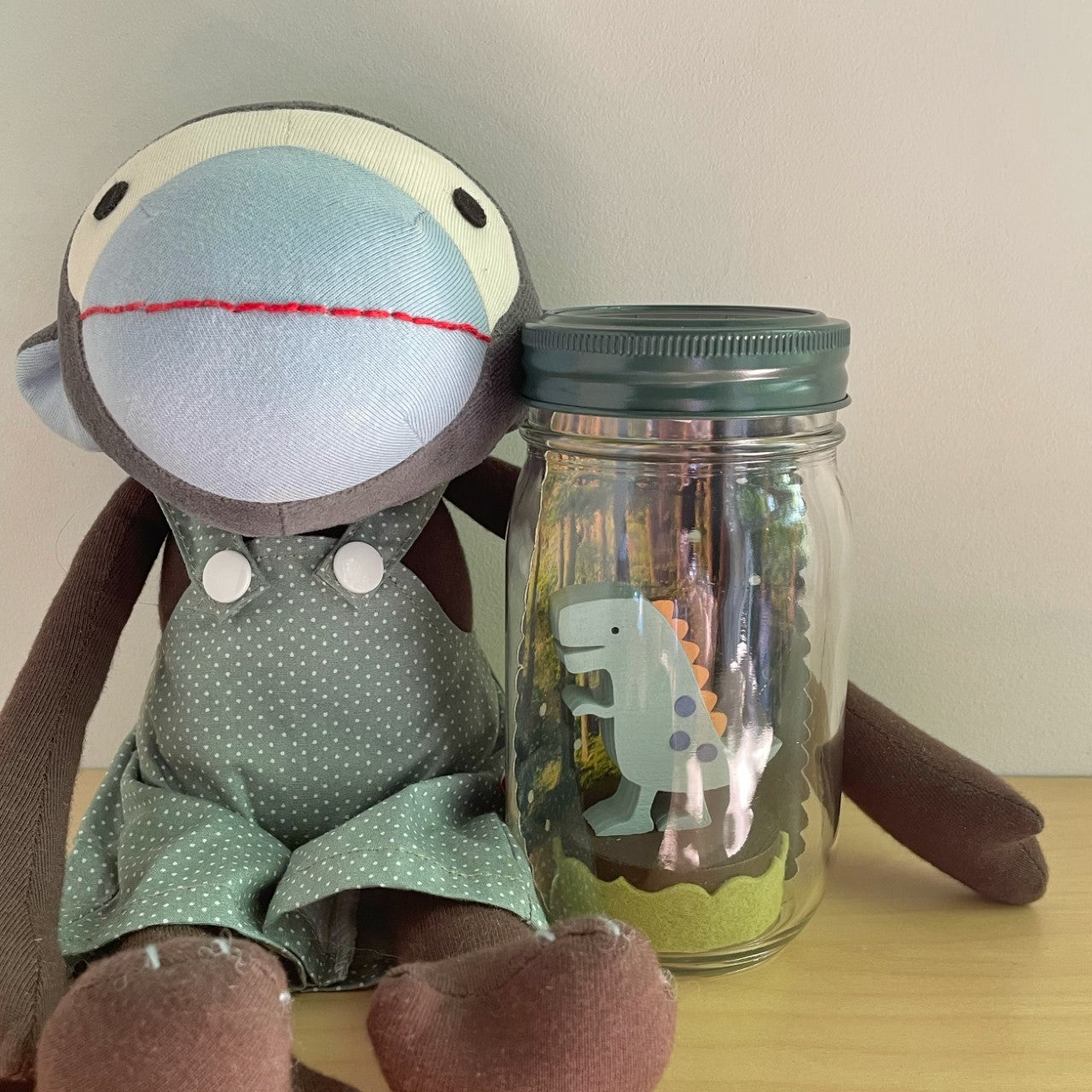 dinosaur mason jar solar light - Tree by Kerri Lee