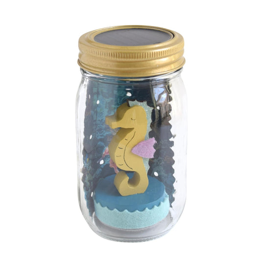 seahorse mason jar solar light - Tree by Kerri Lee