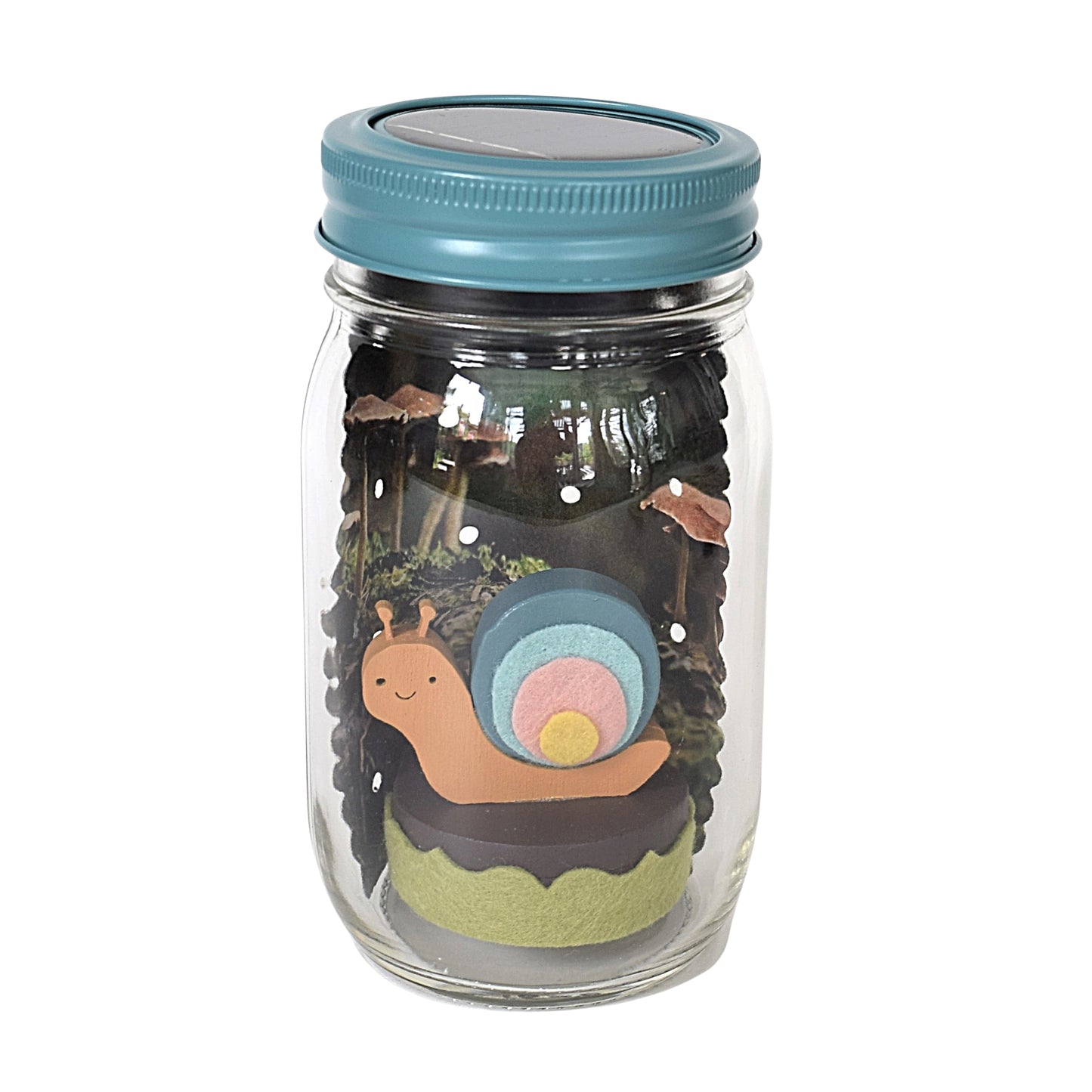 snail mason jar solar light - Tree by Kerri Lee