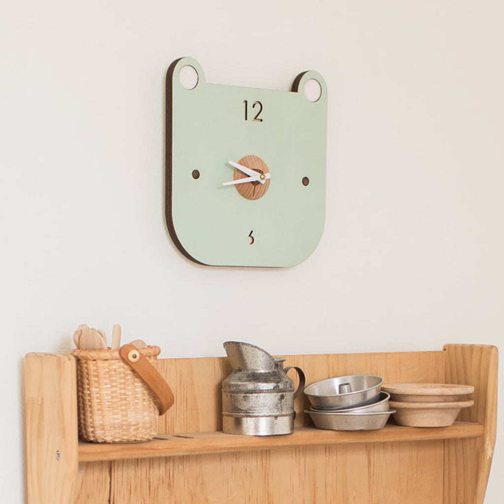 menagerie clock - bear - Tree by Kerri Lee