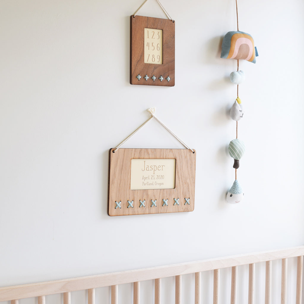 personalized wood & wool name art - Tree by Kerri Lee