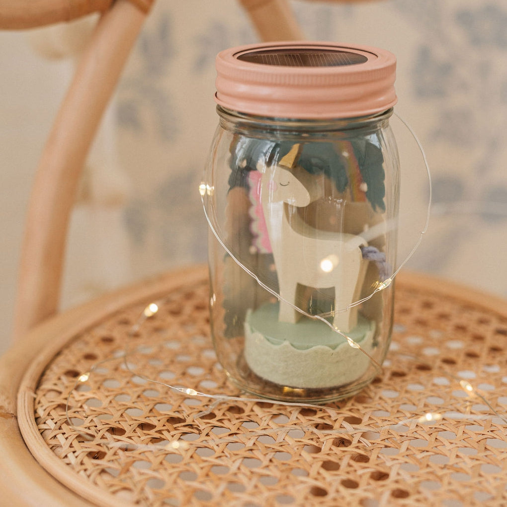 unicorn mason jar solar light - Tree by Kerri Lee