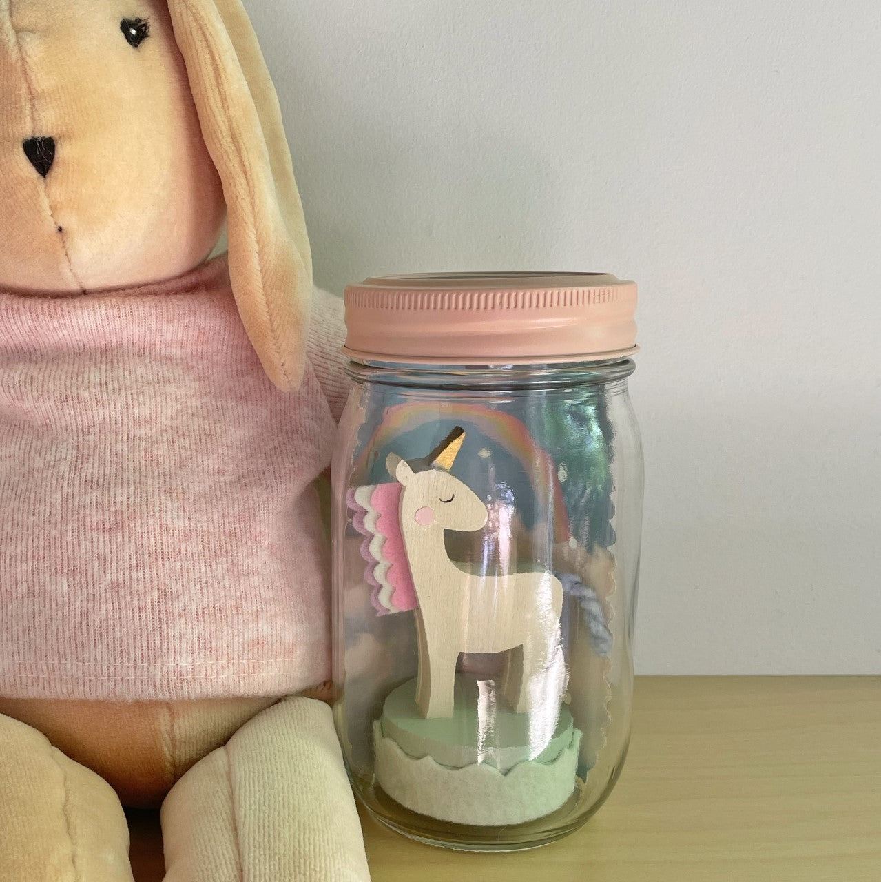 unicorn mason jar solar light - Tree by Kerri Lee