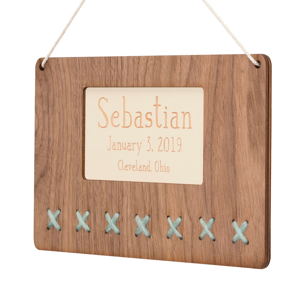 personalized wood & wool name art - Tree by Kerri Lee