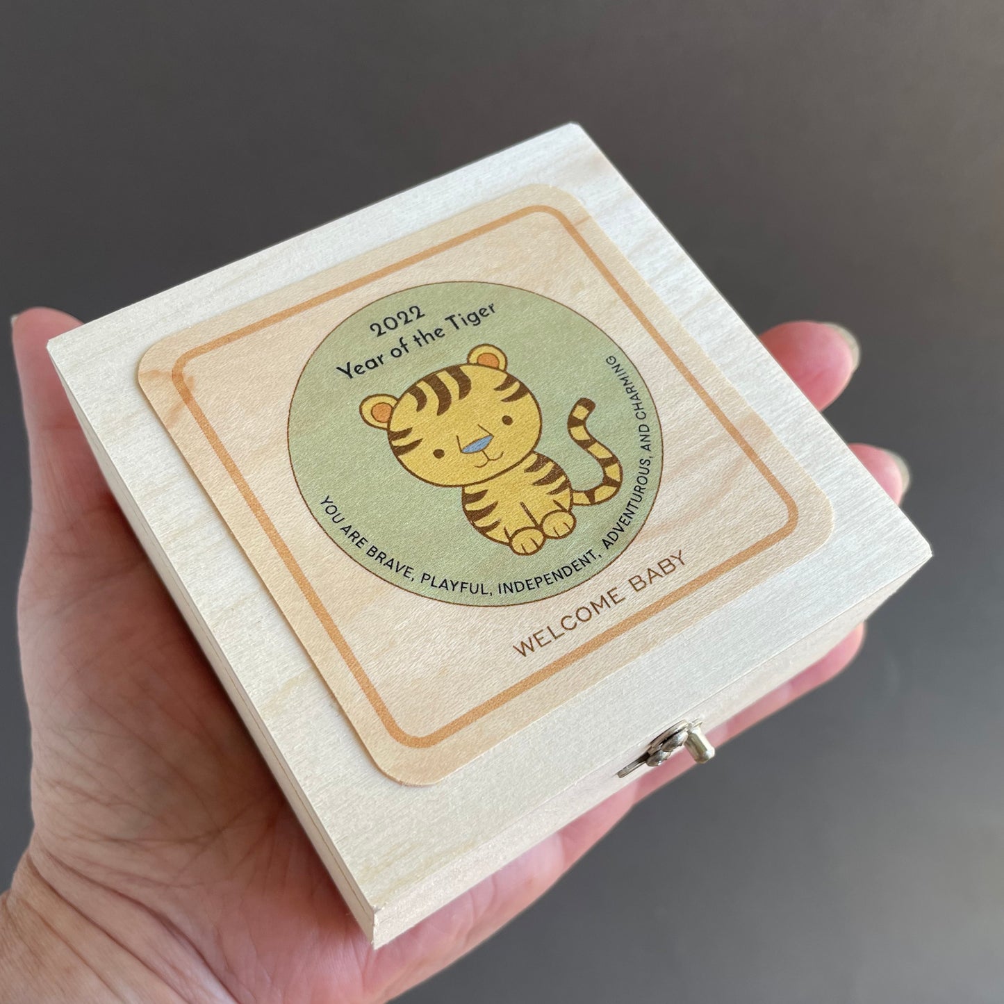 mini birth year box - Tree by Kerri Lee