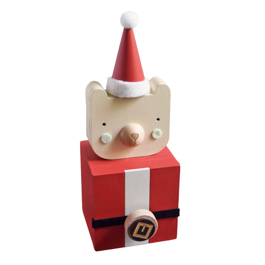 Santa Bear Music Box - Tree by Kerri Lee